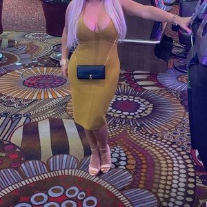 Worn once below the knee sexy dress